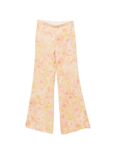 SANDRO pantalones con motivo floral