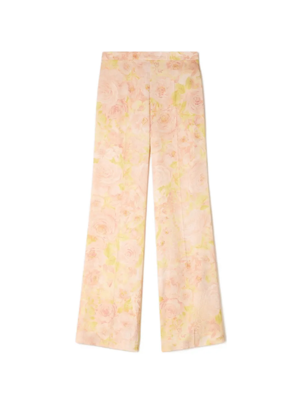 SANDRO Pantaloni a fiori - Arancione