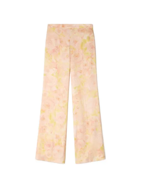 SANDRO pantalones con motivo floral