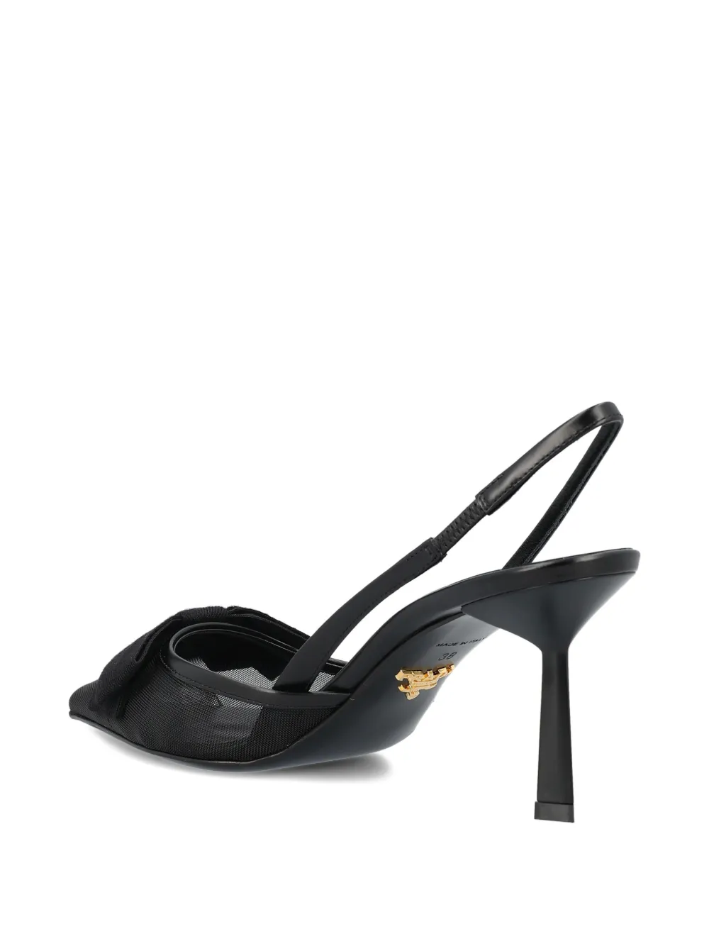 Prada bow heel pumps Wit