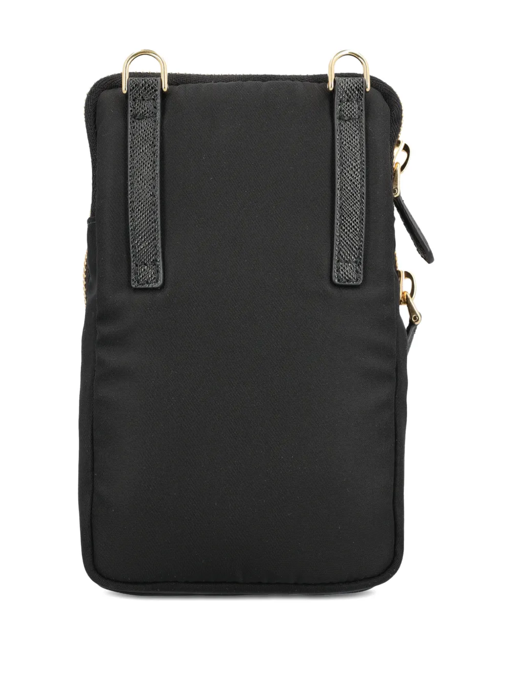  Prada Logo-plaque Shoulder Bag - Black 