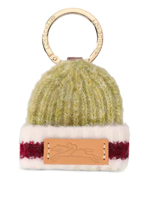 Jil Sander Woven Raffia Mushroom Charm | White | FARFETCH