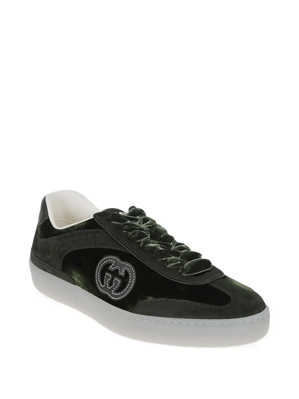Gucci G75 logo-detail sneakers - Groen