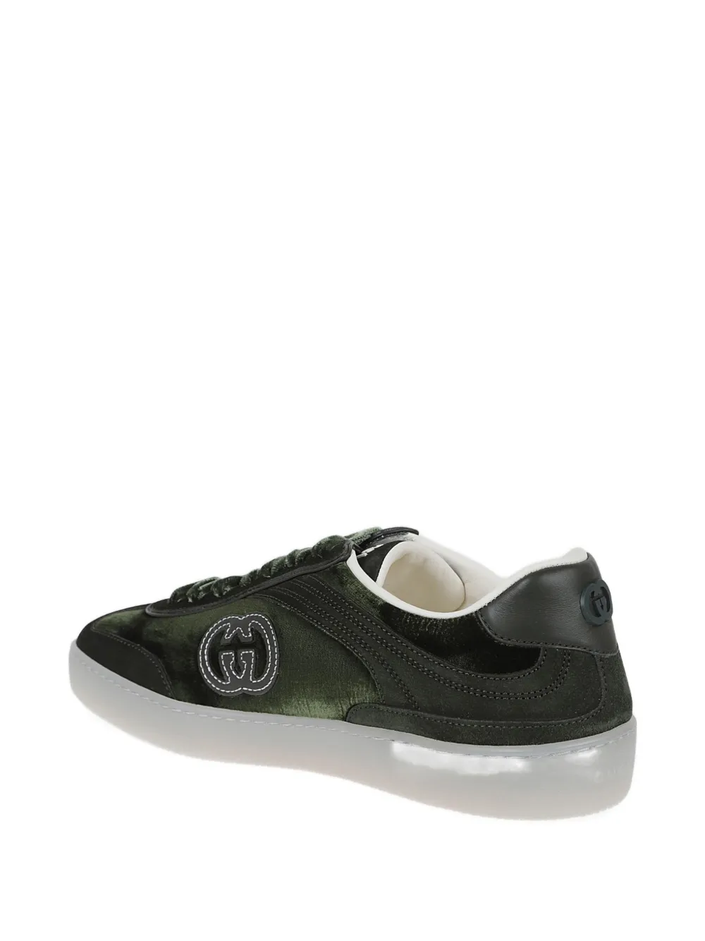 Gucci G75 sneakers met logodetail Groen