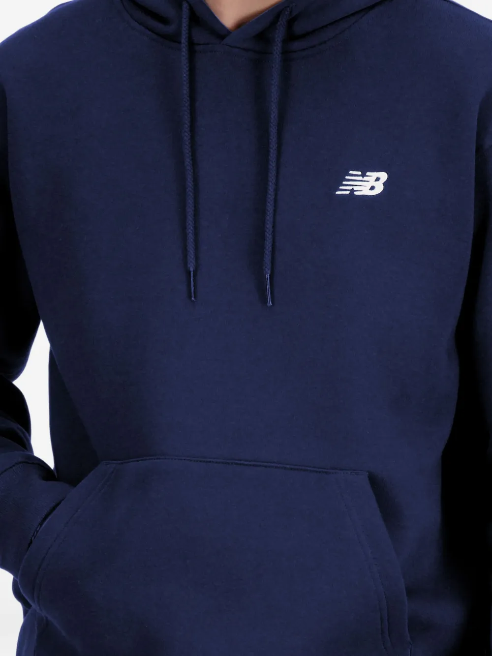 New Balance Hoodie met trekkoord Blauw