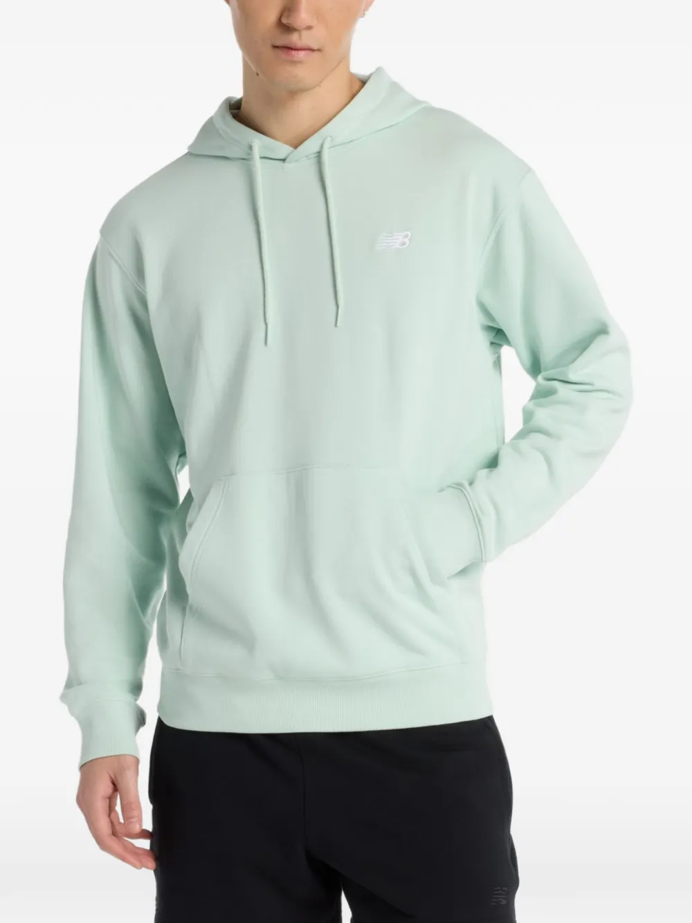 New Balance logo embroidered hoodie - Verde