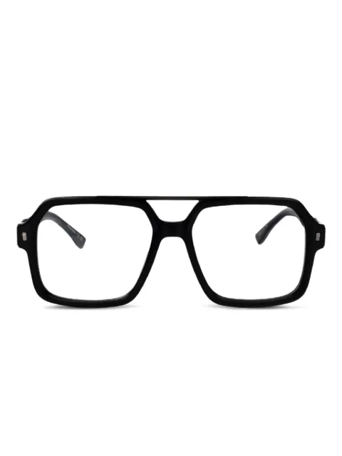 DSQUARED2 EYEWEAR D2-logo square-frame glasses