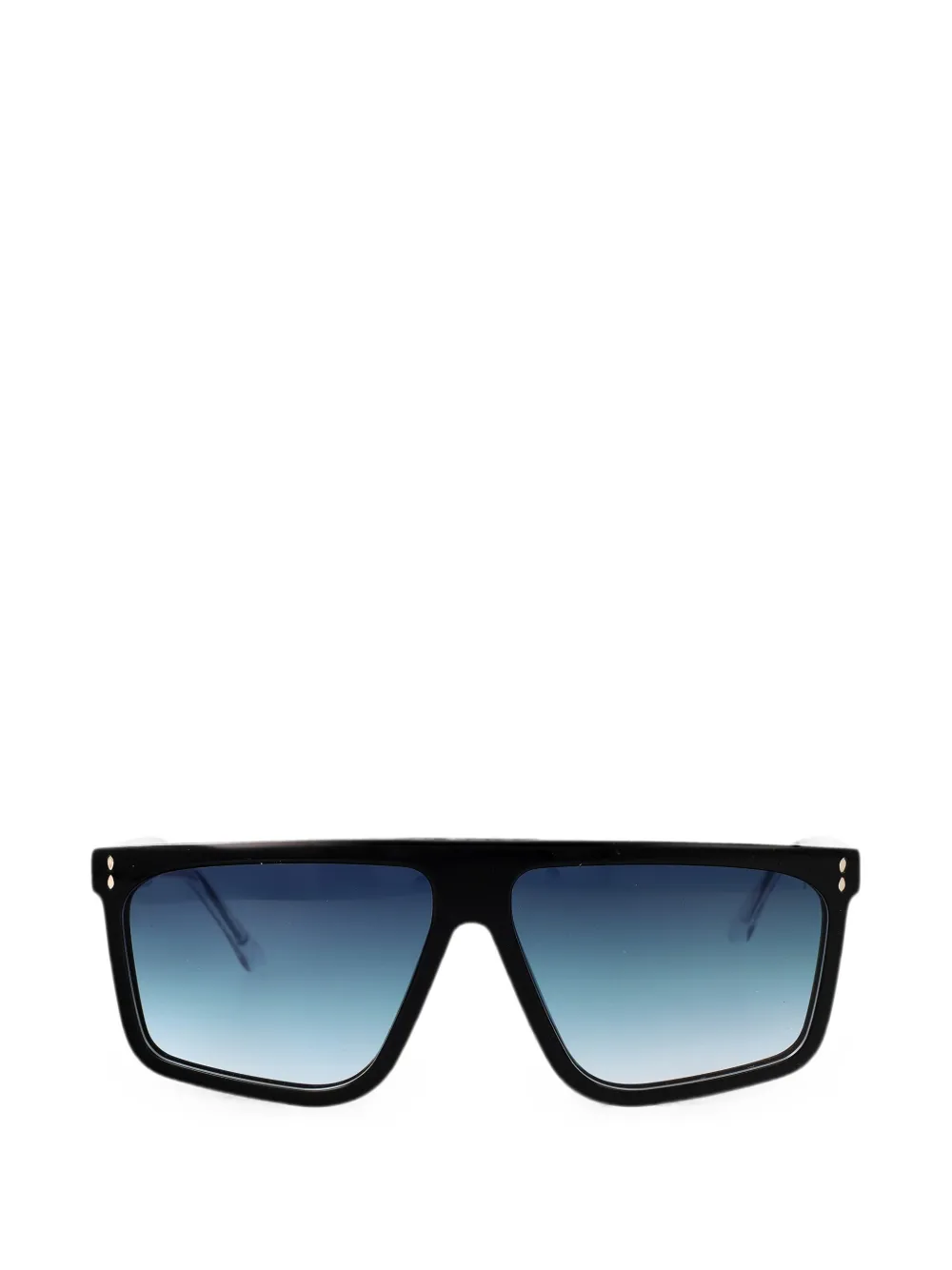 Isabel Marant Eyewear geometric-frame gradient sunglasses - Schwarz