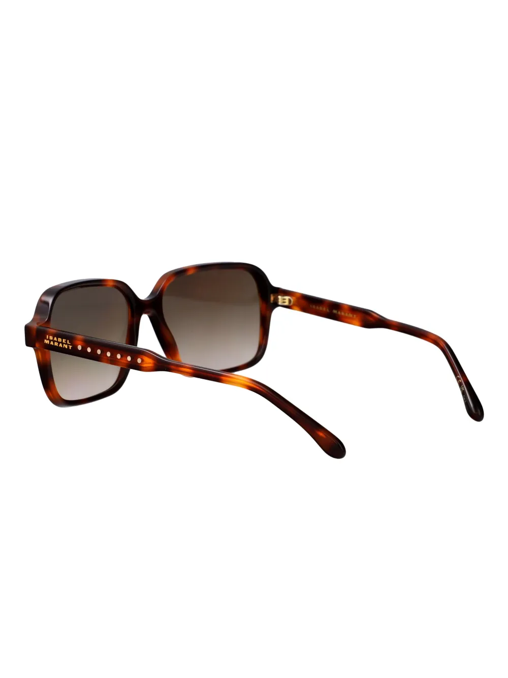 Isabel Marant Eyewear Zonnebril met vierkant montuur Bruin