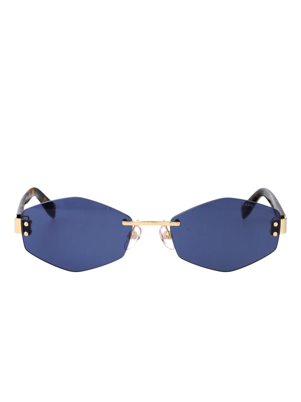 Marc Jacobs Eyewear Air geometric-rimless sunglasses - Oro