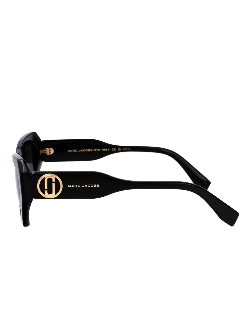 Marc Jacobs Eyewear Geometric-logo Sunglasses - Black 