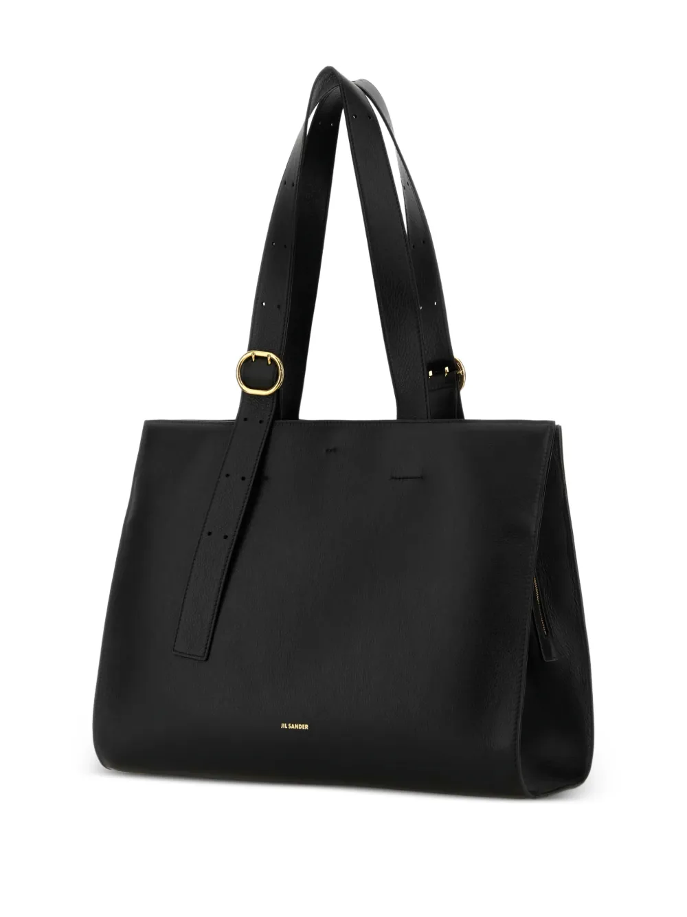 Jil Sander Cannolo East-West shopper Zwart