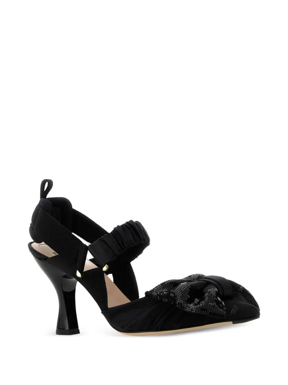 FENDI Colibri pumps met strikdetail Zwart