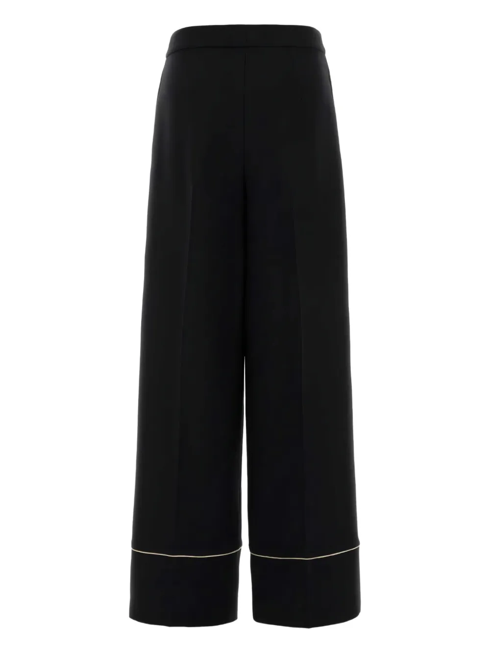 FENDI Straight broek met geplooide voorzak - Zwart