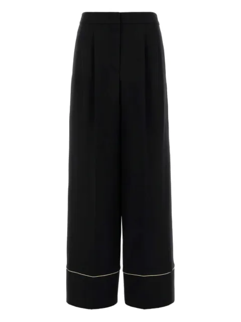 FENDI pleated-front side-pocket straight trousers 
