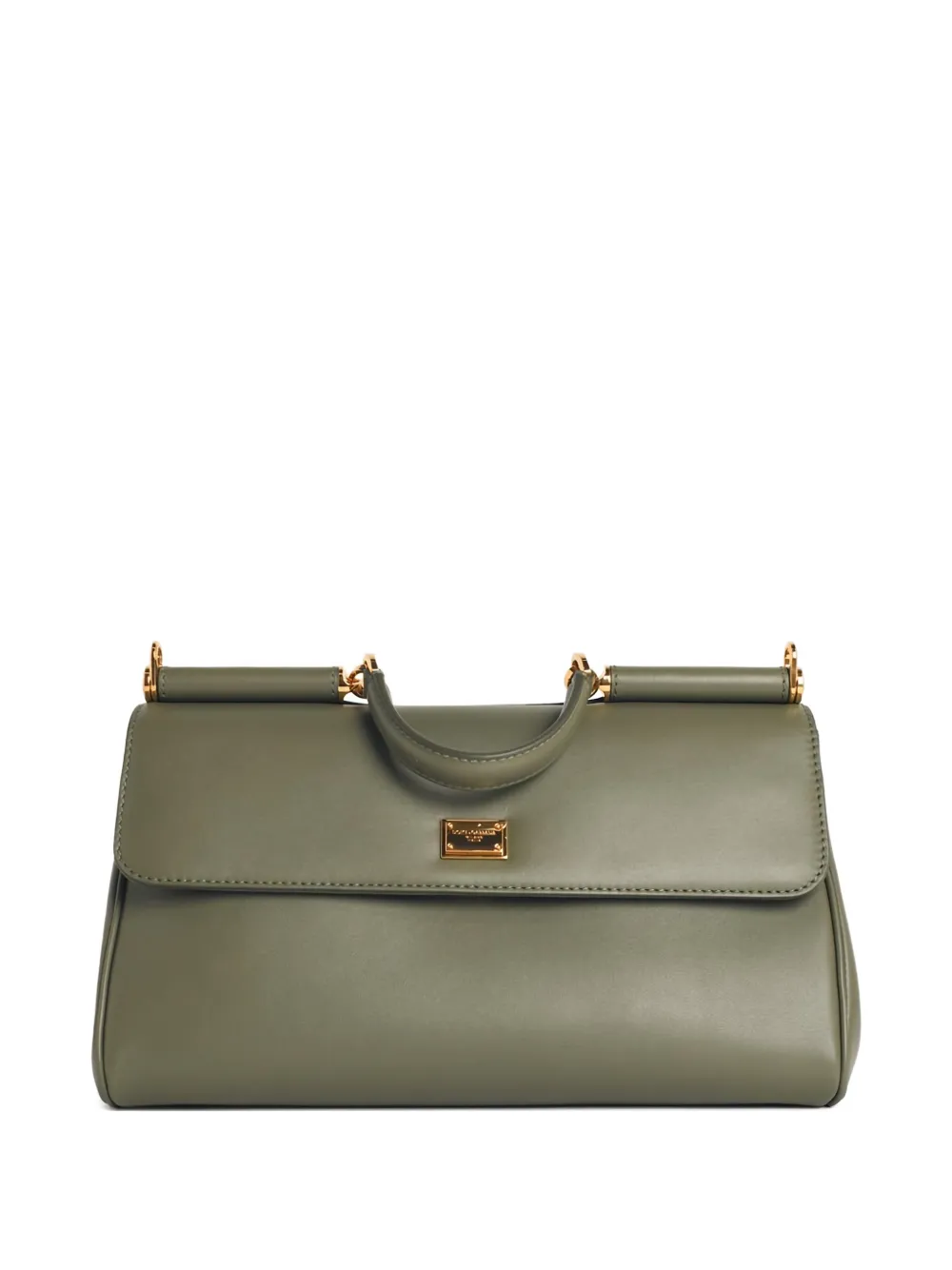 Dolce & Gabbana medium Sicily leather tote bag - Verde