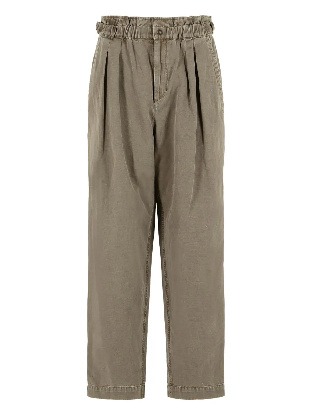 ISABEL MARANT elasticated pleat trousers | Brown | Image 1