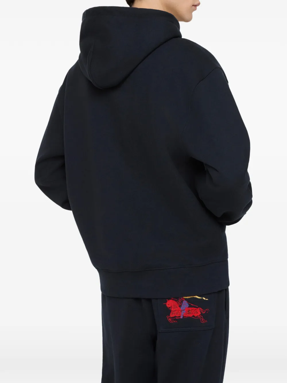 Burberry EKD katoenen hoodie Zwart