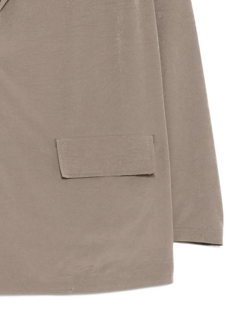  Y's Ta/pe Asymmetric-hem Blazer - Neutrals 