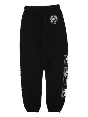 Chrome Hearts Deadly Doll Graphic Track Pants | Black | FARFETCH CA
