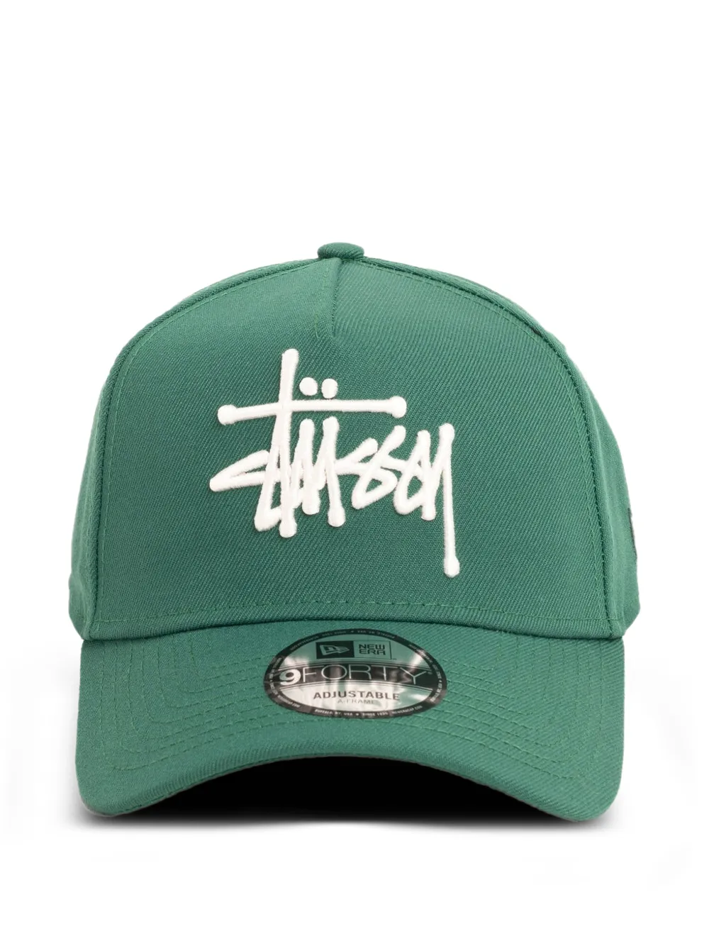 Stüssy gorra 9FORTY Basic Strapback en colaboración con New Era | verde | Image 1