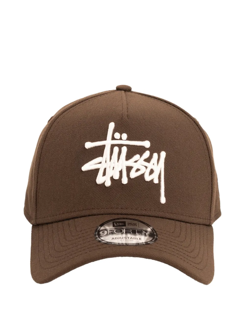 Stüssy NEW ERA snapback basic hat | Brown | Image 1