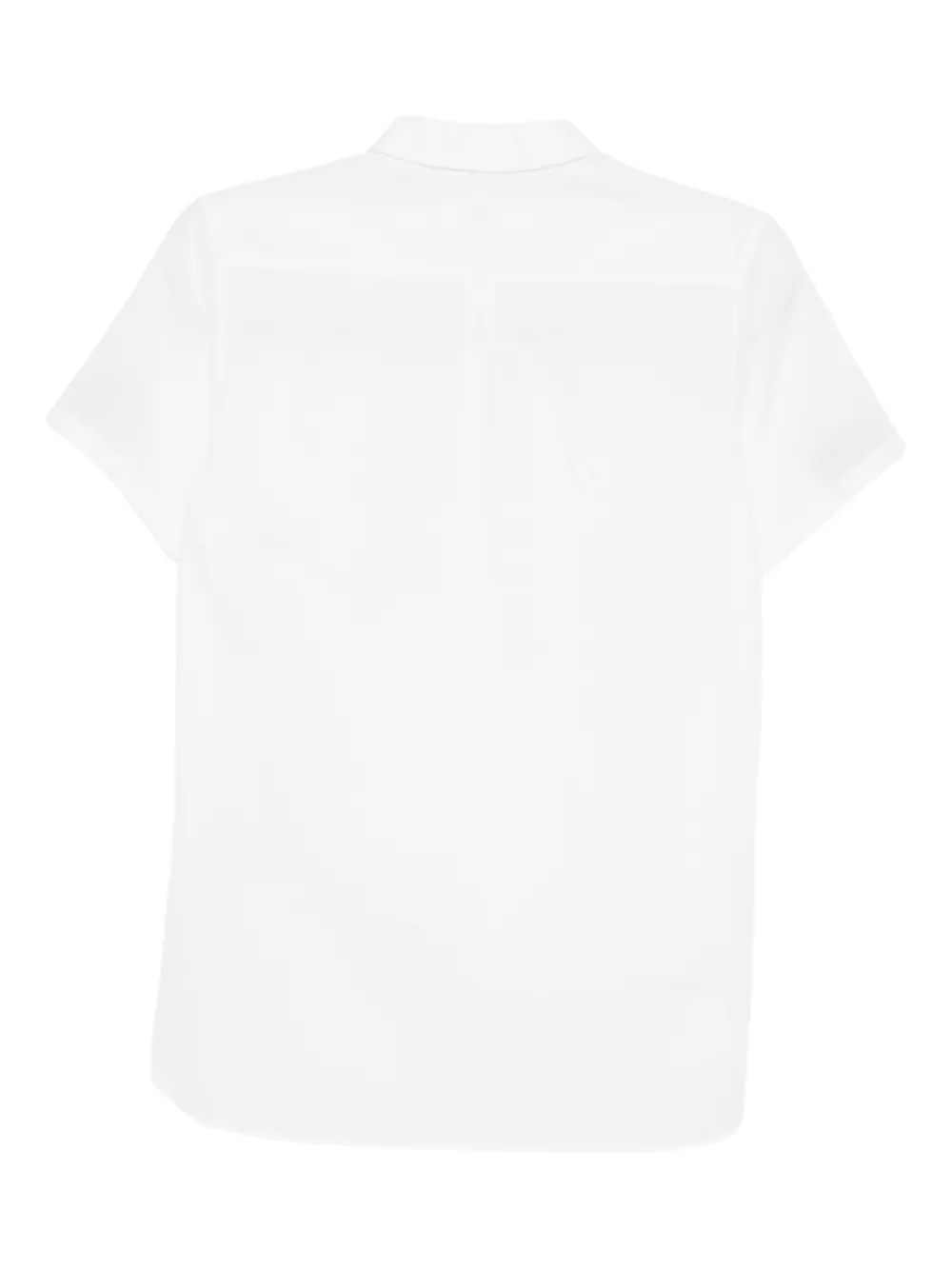 Y's rounded-collar cotton shirt - Wit