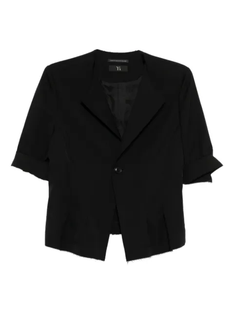 Y's gabardine blazer