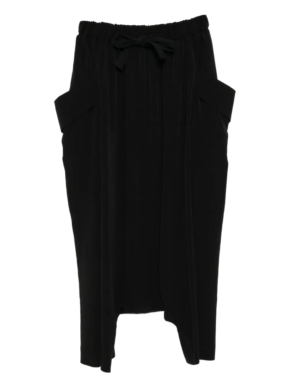 Yohji Yamamoto pocket tapered trousers - Nero