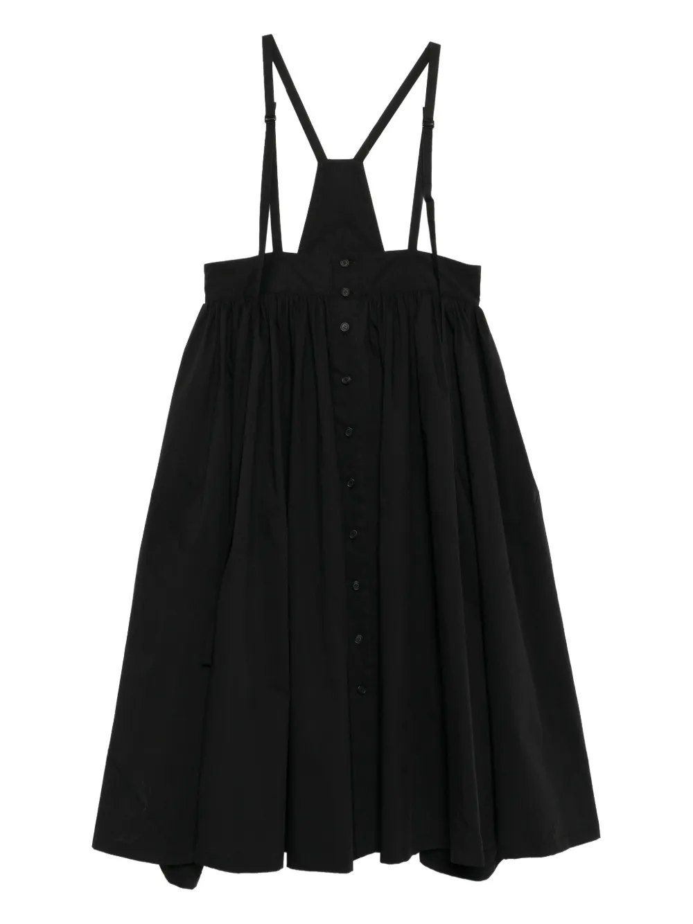 Yohji Yamamoto Ta/pe suspender skirt - Nero