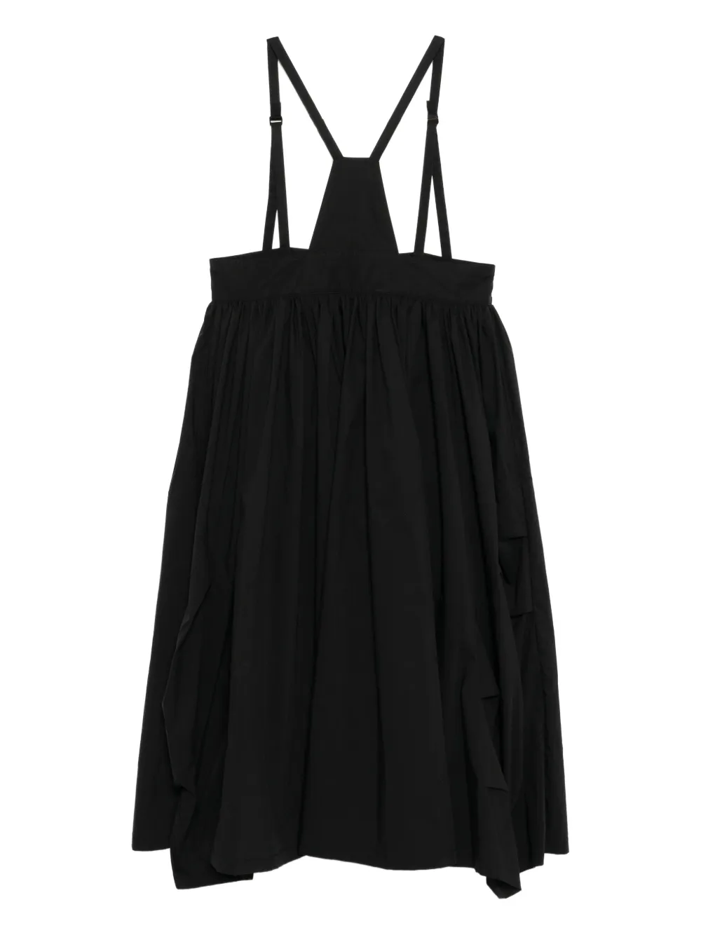 Yohji Yamamoto Ta/pe suspender skirt - Zwart