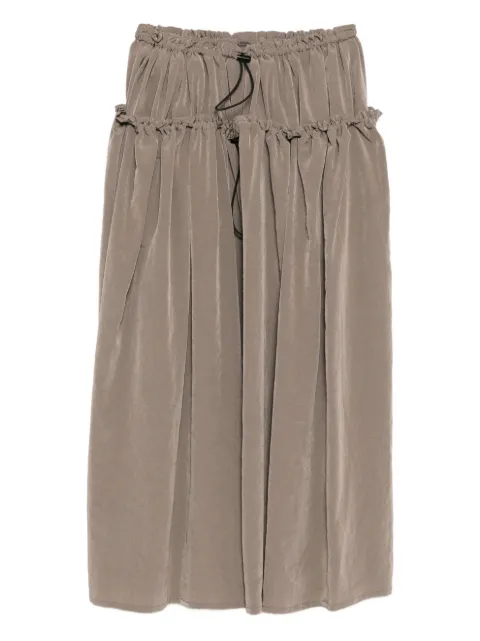 Y's Ta/pe double-gathered skirt