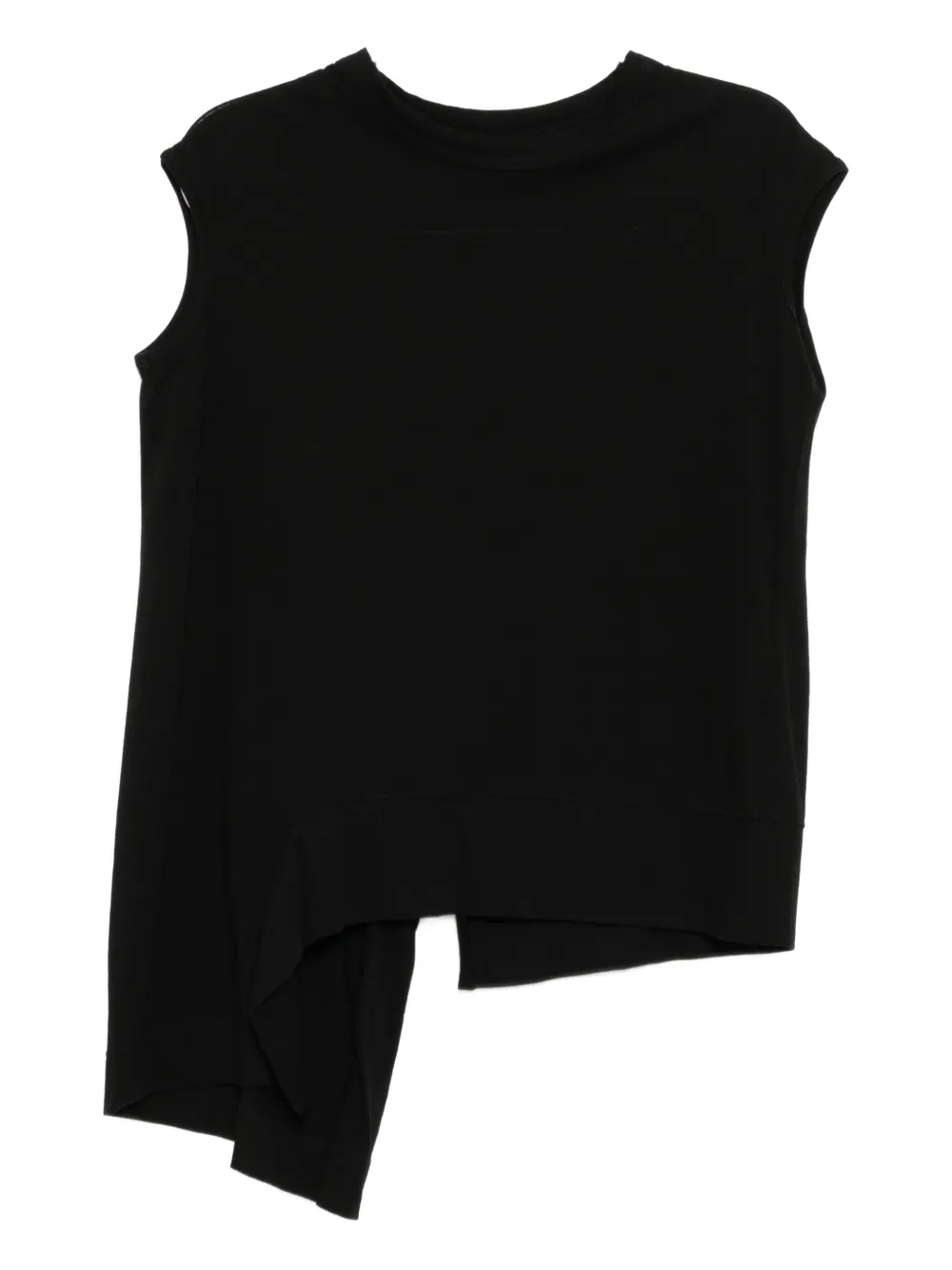 Yohji Yamamoto cotton vest - Nero