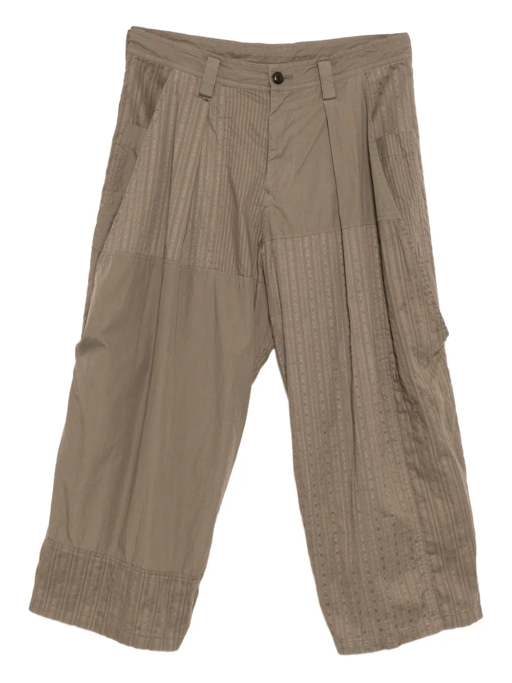 Y's twill trousers - Toni neutri