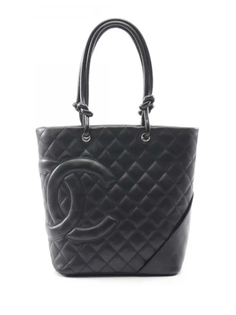 CHANEL Pre-Owned 2003-2004 Medium Cambon Ligne tote bag