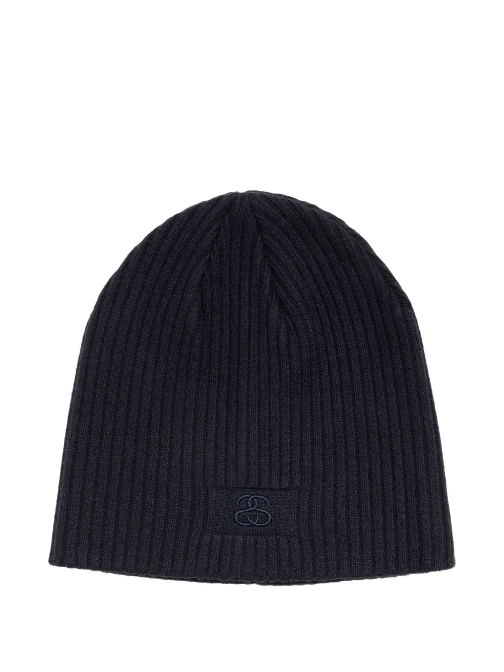 Stüssy embroidered beanie hat - Nero