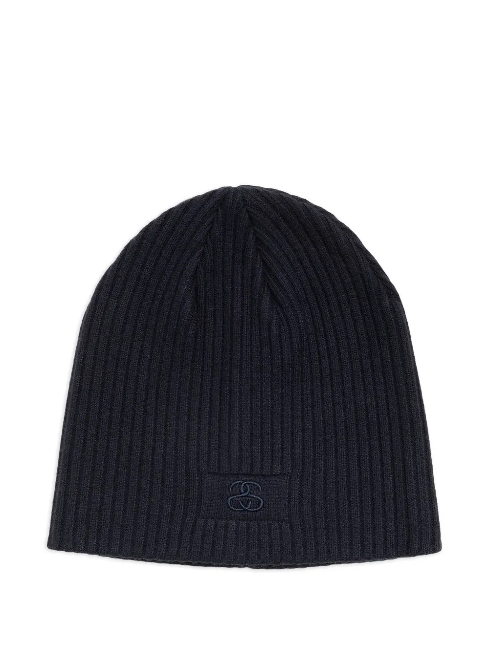 Stüssy embroidered beanie hat - Nero