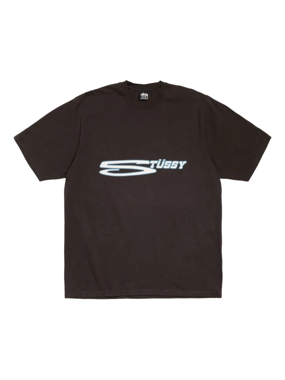 Stüssy stretch pigment-dyed T-shirt - Nero