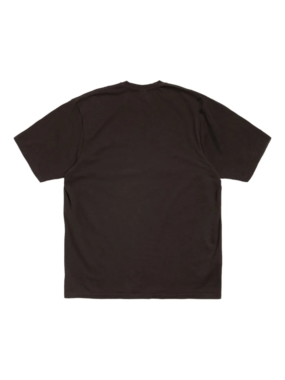 Stüssy stretch pigment-dyed T-shirt - Zwart