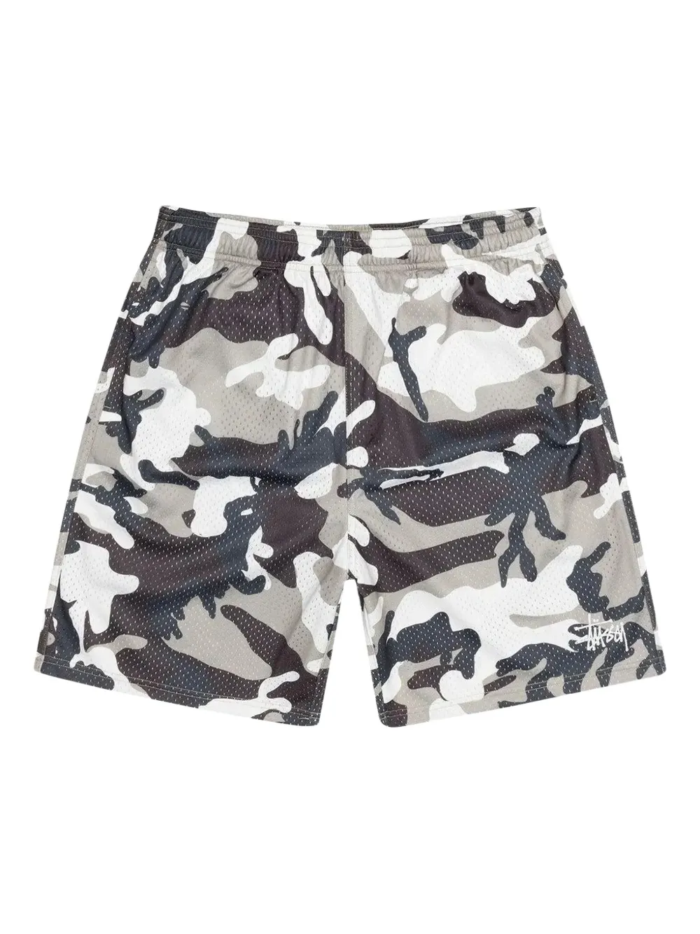 Stüssy camouflage-pattern shorts - Grigio