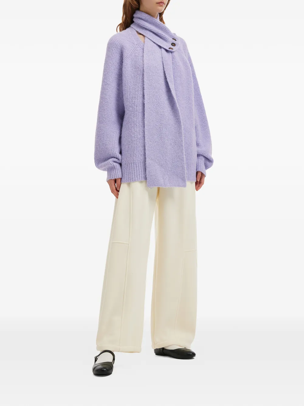 b+ab button roll-neck sweater | Jumpers | Image 2