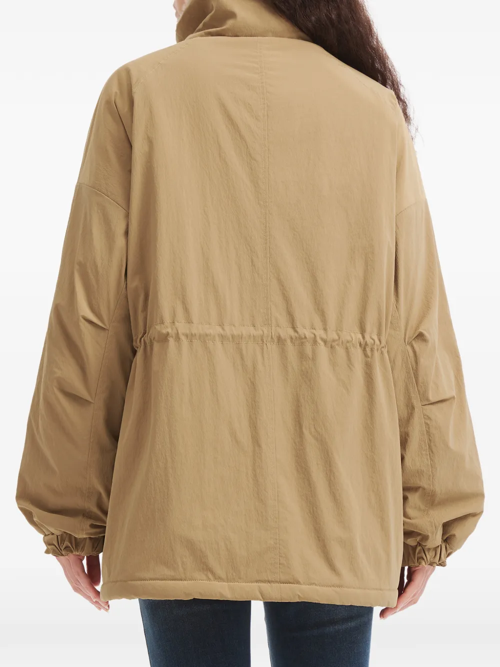 b+ab Jack met afwerking van imitatiebont Beige