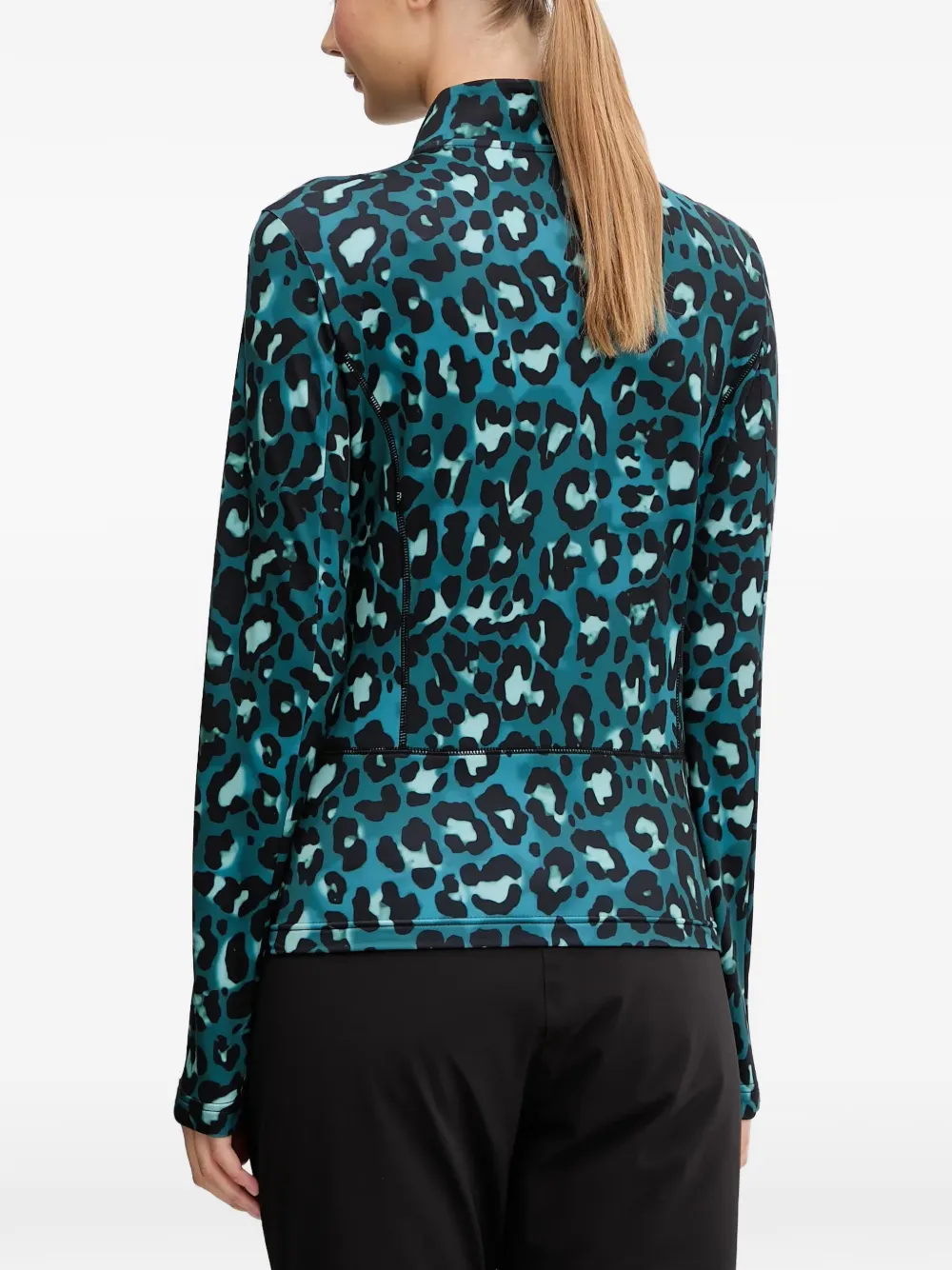 Ea7 Emporio Armani Onderlaag met luipaardprint Blauw