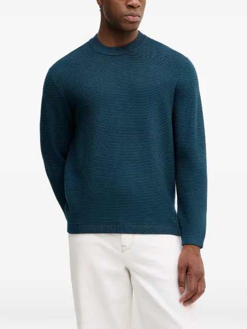 Armani Exchange ribbed crew-neck sweater