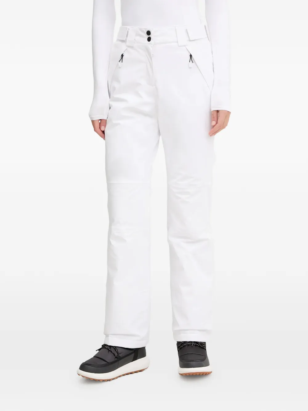 Ea7 Emporio Armani logo-detail ski pants - Bianco