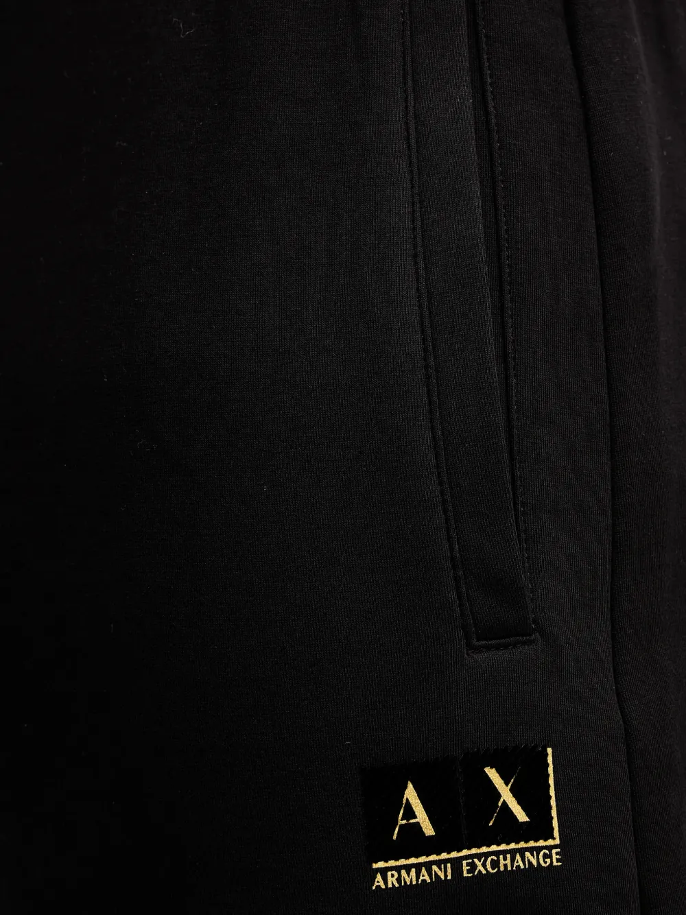 Armani Exchange Trainingsbroek met trekkoord Zwart
