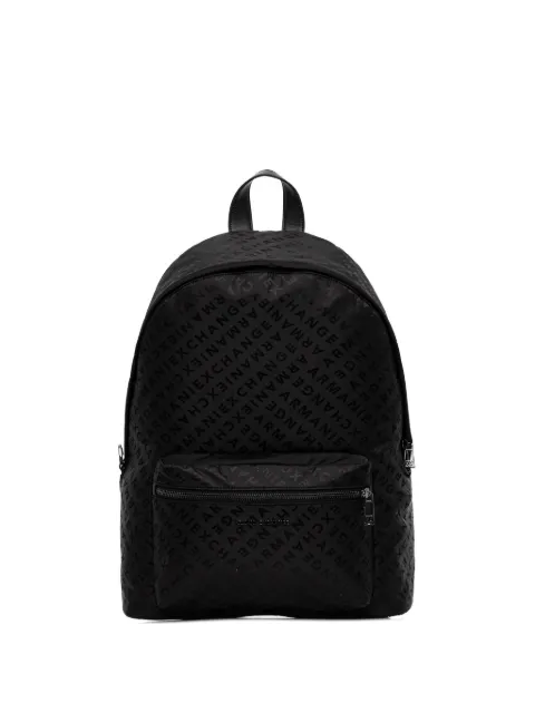 Armani Exchange logo-print backpack