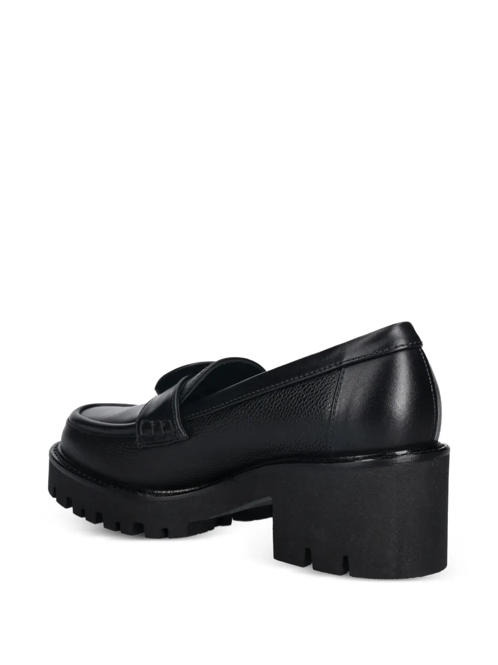 Baldinini Loafers met gesp en hak Zwart