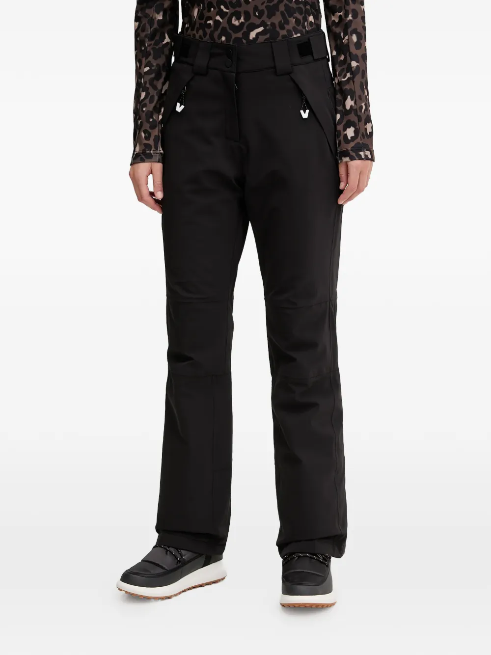 Ea7 Emporio Armani Skihose mit Gürtelschlaufen - Schwarz