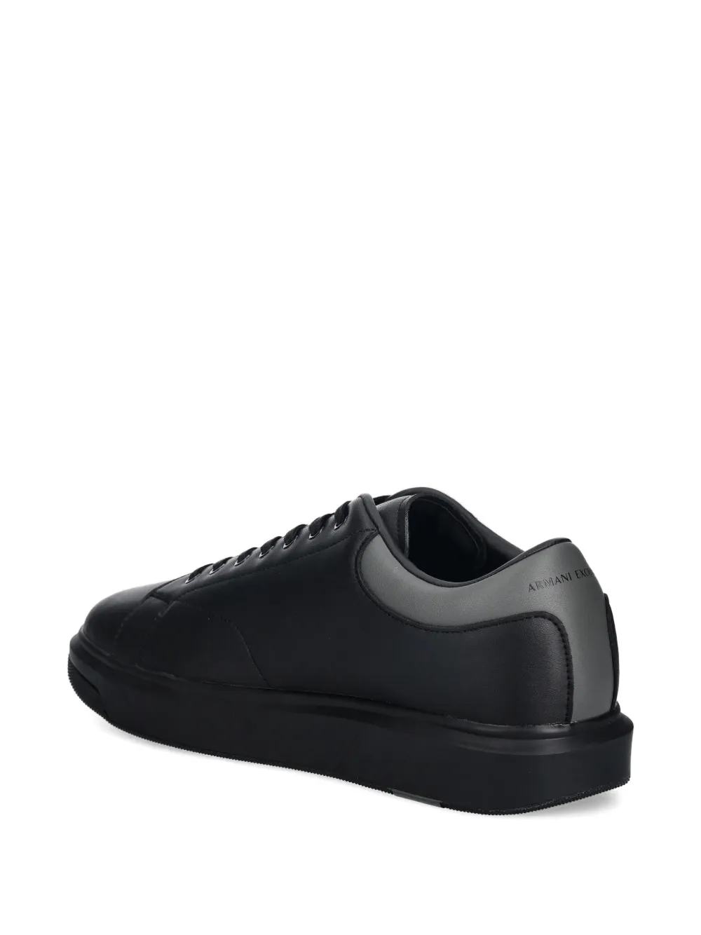 Armani Exchange Sneakers met logo Zwart